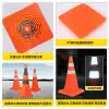 Retractable road cone, safety reflective cone, ice cream bucket, car traffic road warning barrier, municipal road guardrail, foldable ice cream cone, retractable road cone, safety reflective cone, car traffic road emergency warning barrier, 70cm Application Scenario
